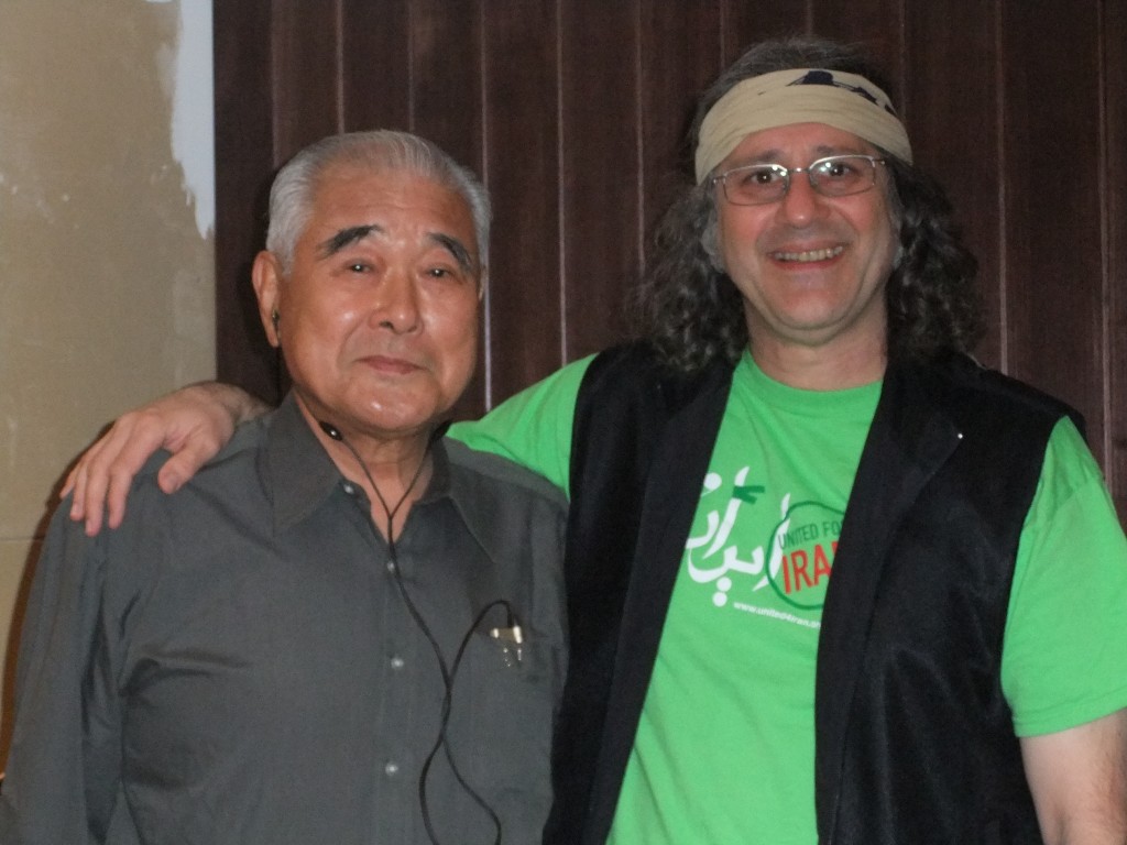 Sato sensei and Sohrab in Tokyo, 2009